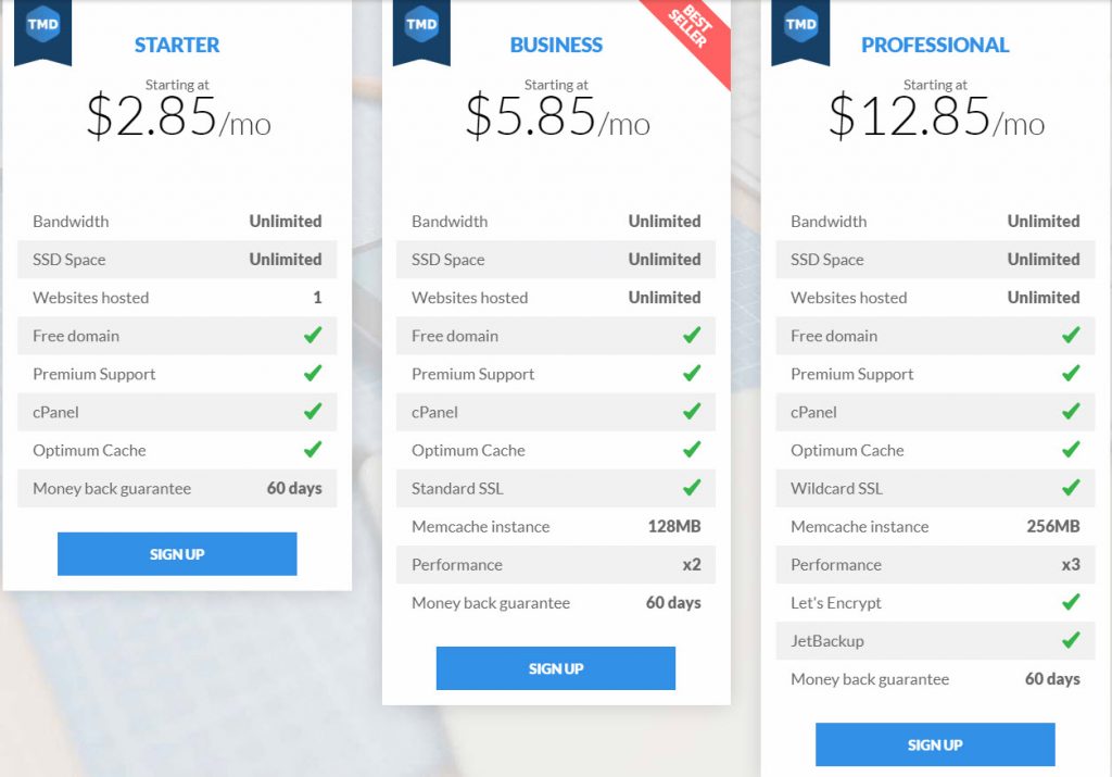 tmdhosting pricing Best Web Hosting (Nov. 2018) - The Definitive Guide 7