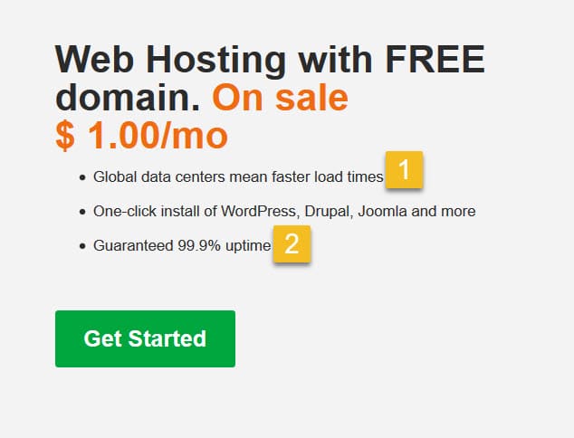 godaddy $1 hosting GoDaddy Hosting Review | User Reviews | Hostingstep 3