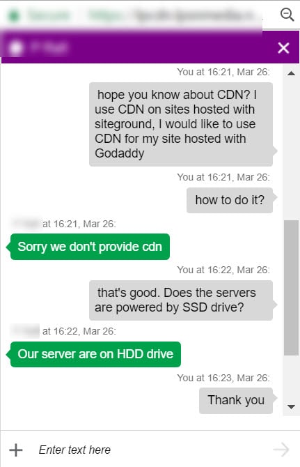 godaddy no ssd cdn GoDaddy Hosting Review | User Reviews | Hostingstep 10