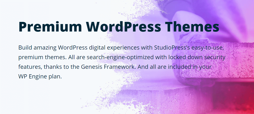 Themes WordPress Hosting by WPEngine Get StudioPress Genesis Framework Free with WP Engine 1