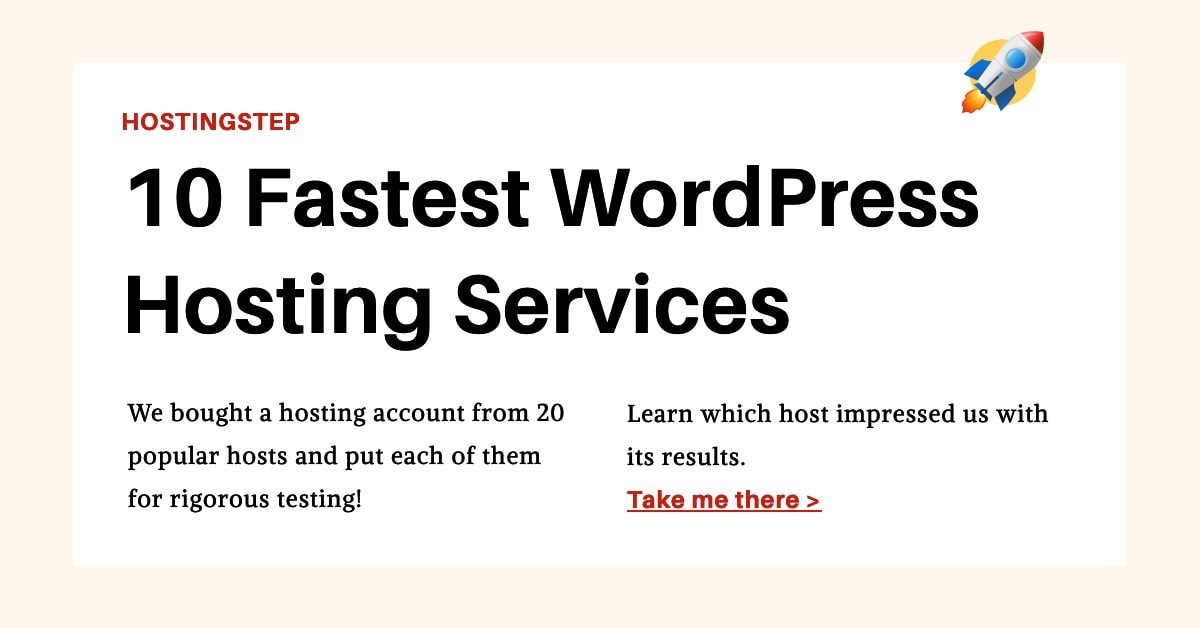Fastest WordPress Hosting Services
