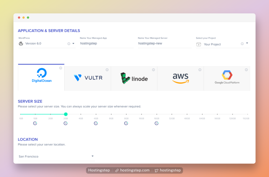 Ideal way to choose Cloudways server after purchase