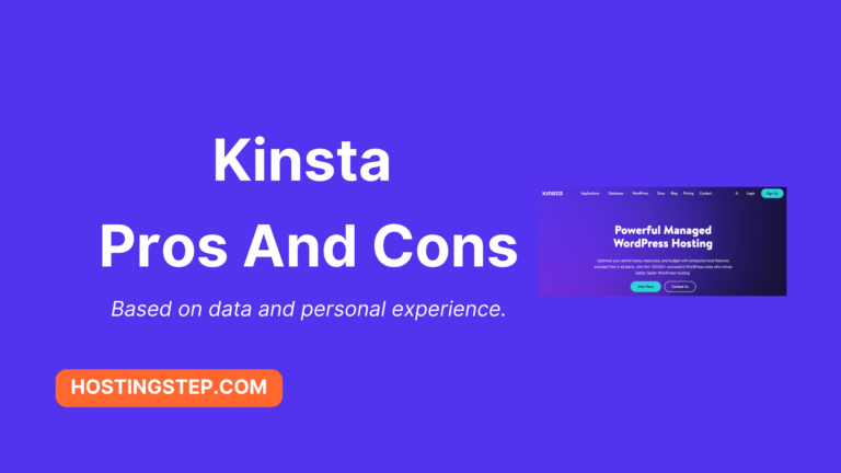 Kinsta Pros and Cons (2023)