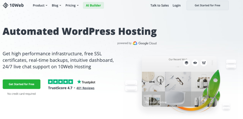 10Web.io Hosting