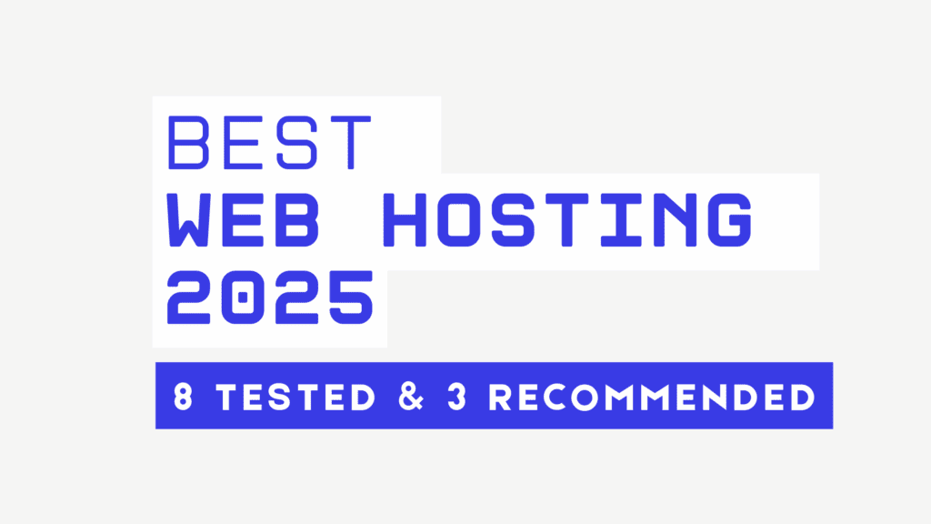 List of best web hosting based on data